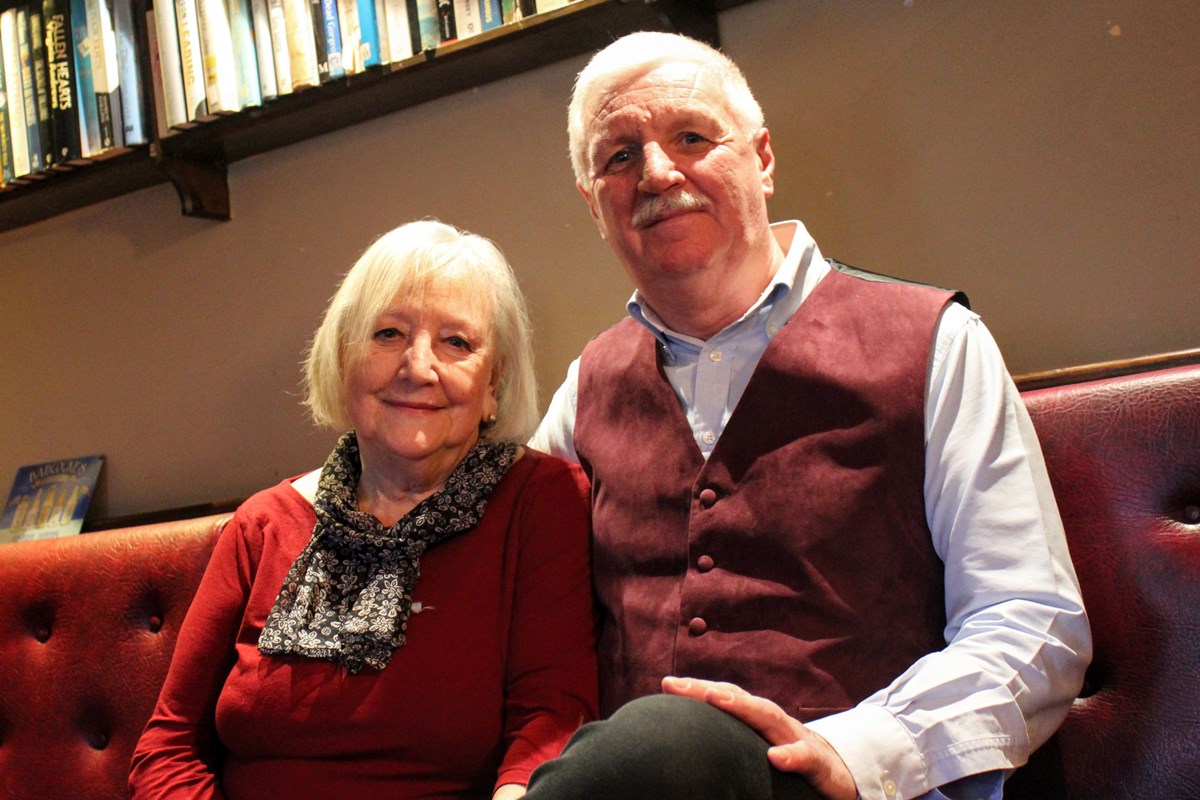 Jenny Dale and Gordon Cooper of the Coach and Horses, Whitstable