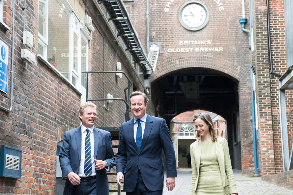 David Cameron visits Shephed Neame June 2016 1