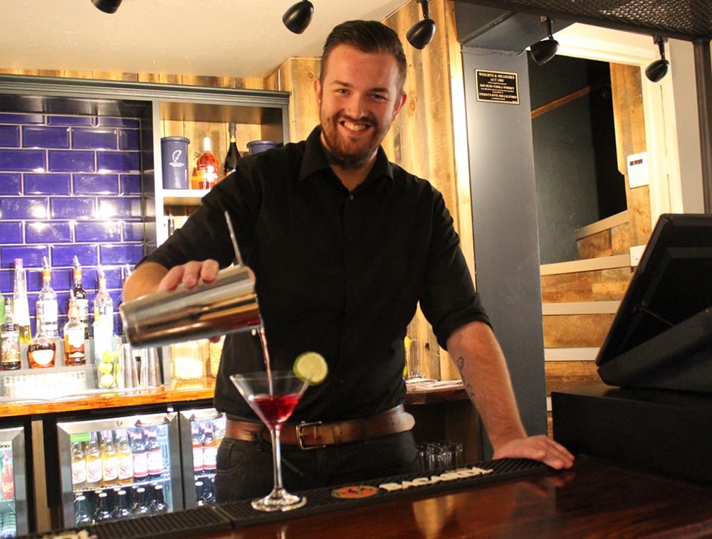 Mixologist Jonjo Murphy has created a new cocktail menu for The Monument in Canterbury