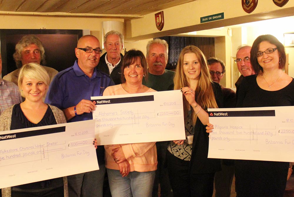 The Britannia Inn Hythe Charity Donations